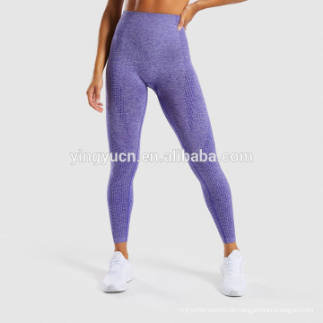 Benutzerdefinierte Jacquard Yoga Fitness Sexy Shiny Spandex Heißer Verkauf Strumpfhosen Für Frauen